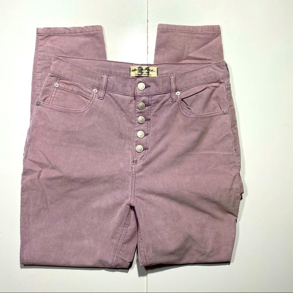 We The Free Lilic Sun Chaser High Rise Button Fly Corduroys Size 31 NWOT - Picture 3 of 15